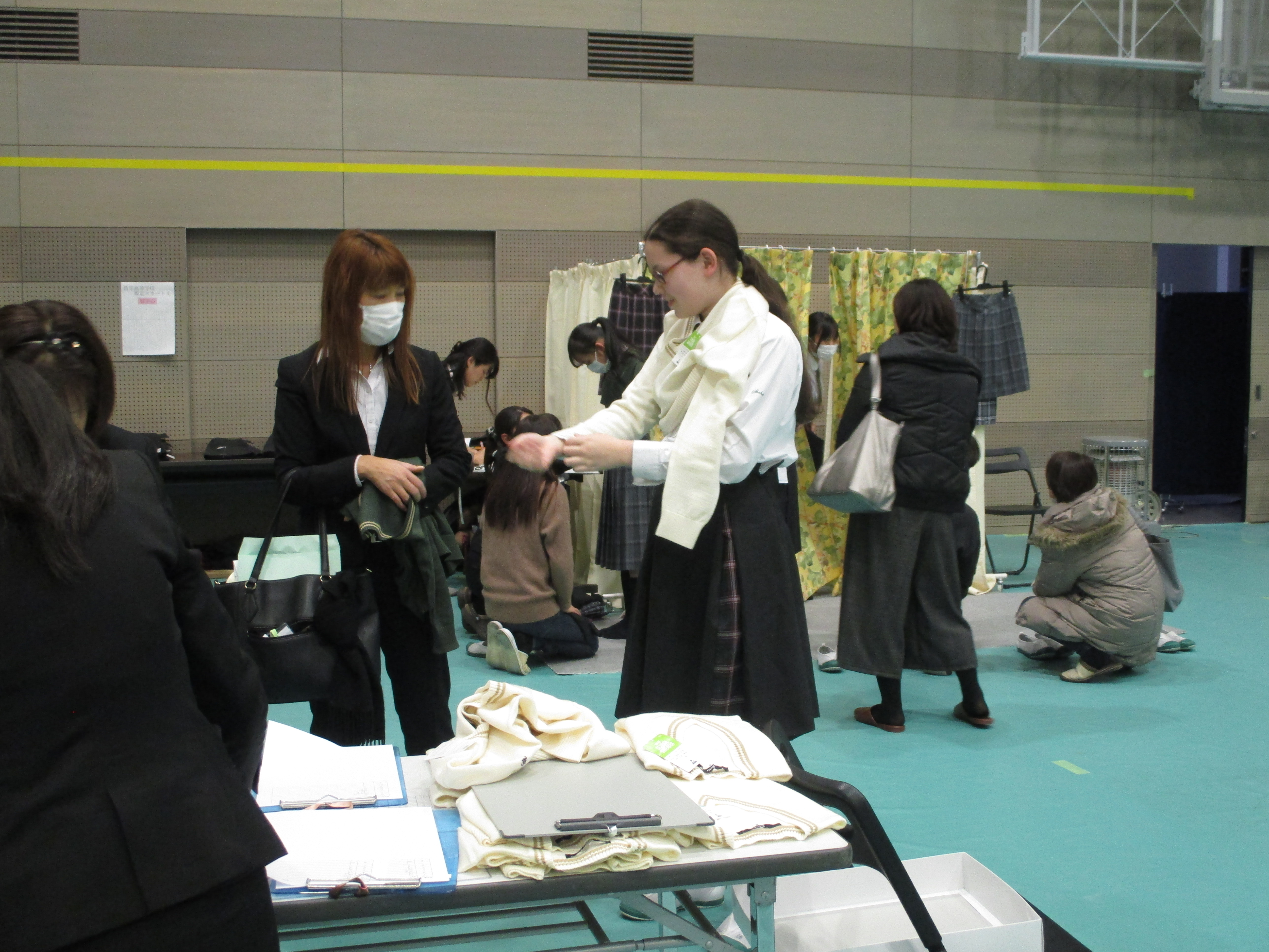 3年生、制服採寸 | 昌平中学校・高等学校