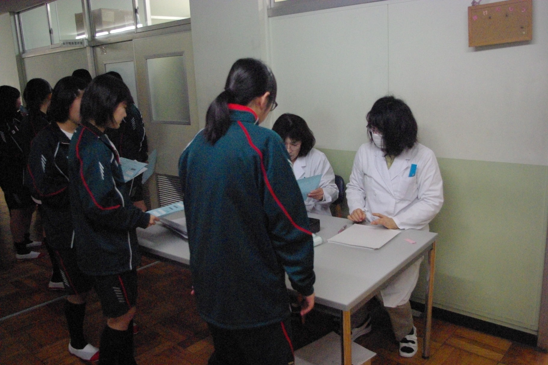 内科検診　中学校 健康診断を行いました | 昌平中学校・高等学校