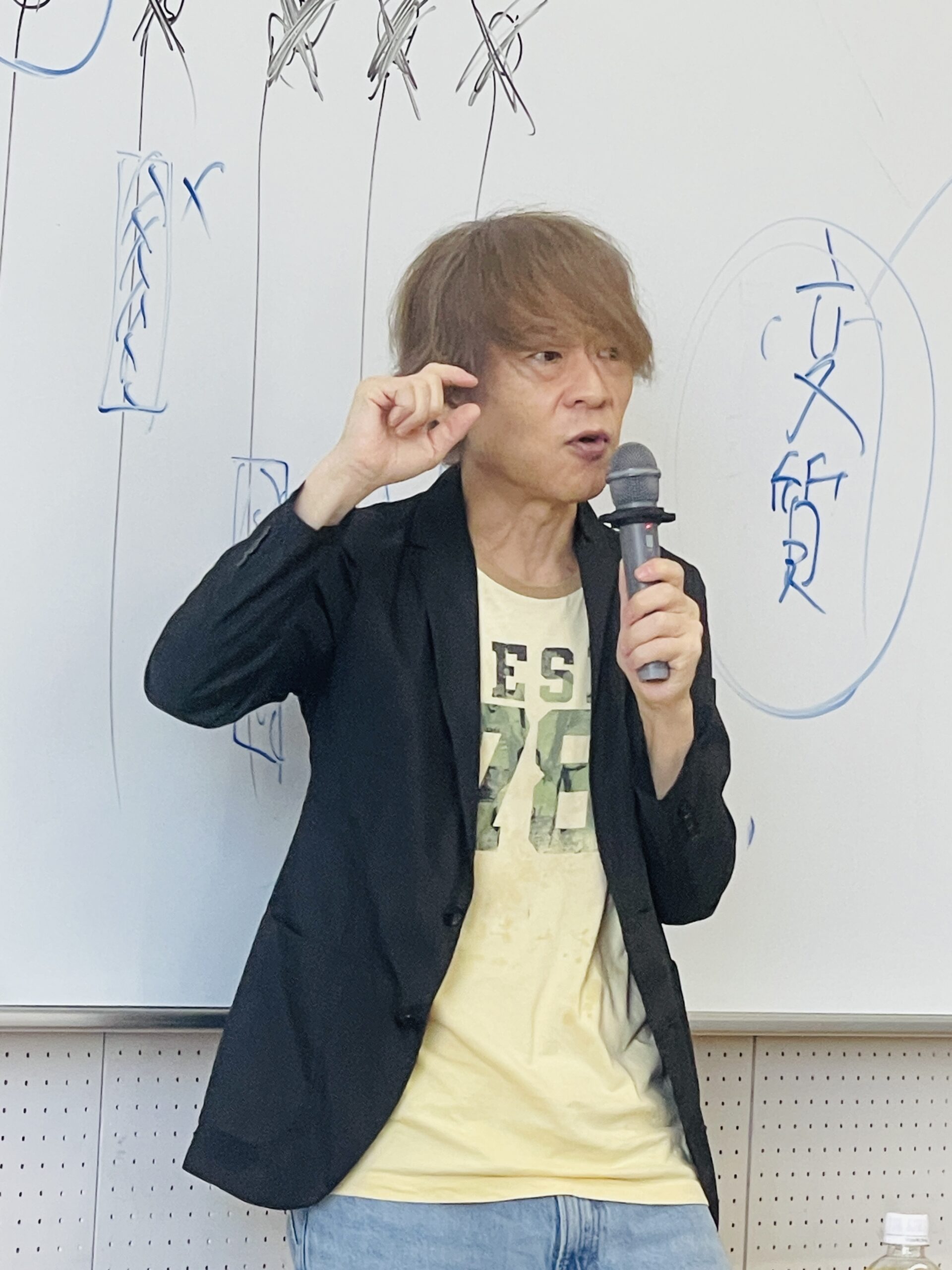 宗慶二先生による「夏期特別現代文講座」を実施しました! | 昌平中学校